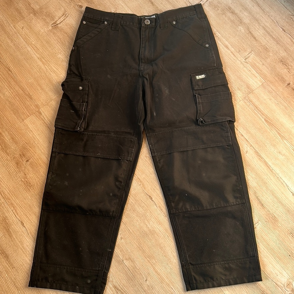 Black workwear pants.